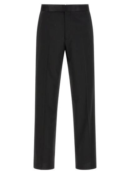 Lardini Black Virgin Wool Tuxedo
