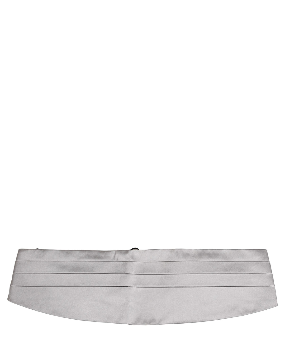 Cummerbund by Dolce & Gabbana for men in silk gray presents a dapper silhouette from the Silk Cummerbund collection, emphasizing a dapper drape and refined aesthetic.