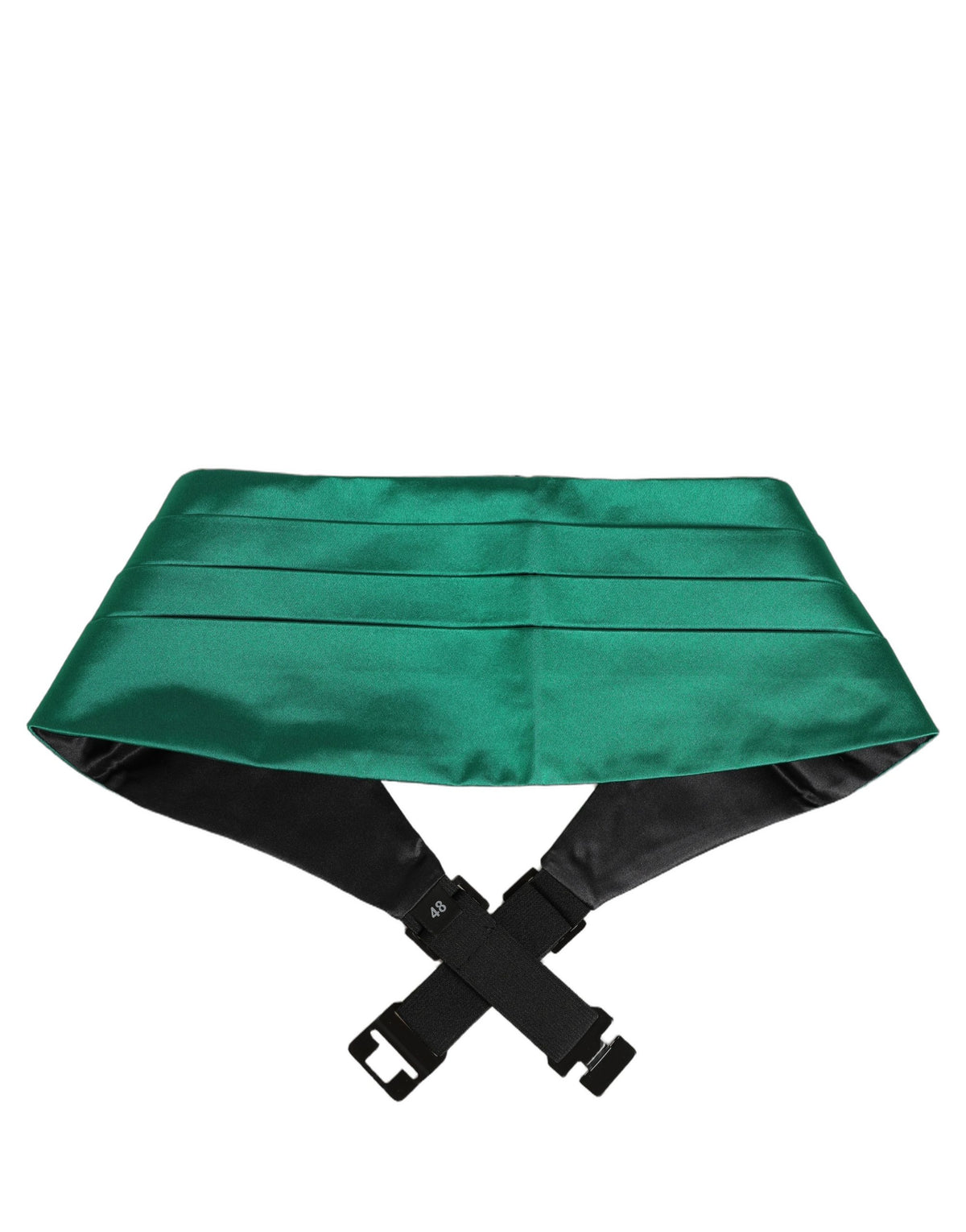 Cummerbund by Dolce & Gabbana for men in silk green features a timeless silhouette, showcasing the timeless design and refined style of the Silk Cummerbund.