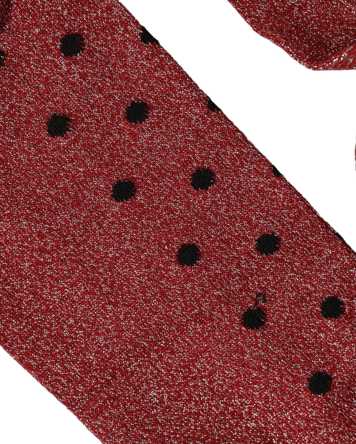 Socks by Dolce & Gabbana for men in polyester cotton nylon & calf leather black, maroon & dots features a nuanced silhouette, showcasing the nuanced Men's Polyester Cotton Nylon & Calf Leather Socks design with a refined, premium finish.