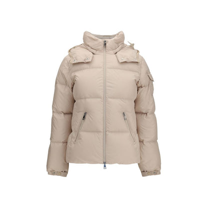 Moncler Beige Goose Down Shell Jacket