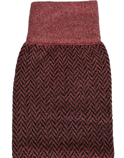 Socks by Dolce & Gabbana for men in polyester cotton nylon & calf leather burgundy & herringbone features an stylish silhouette, showcasing the stylish design of this Men's Polyester Cotton Nylon & Calf Leather Socks with a stylish finish.