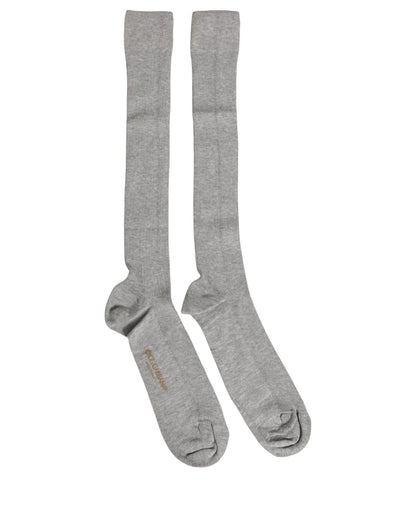 These Socks by Dolce & Gabbana for men in calf leather nylon & viscose gray present a utilitarian silhouette from the Men's Calf Leather Nylon & Viscose Socks collection, offering a utilitarian fit and refined aesthetic.