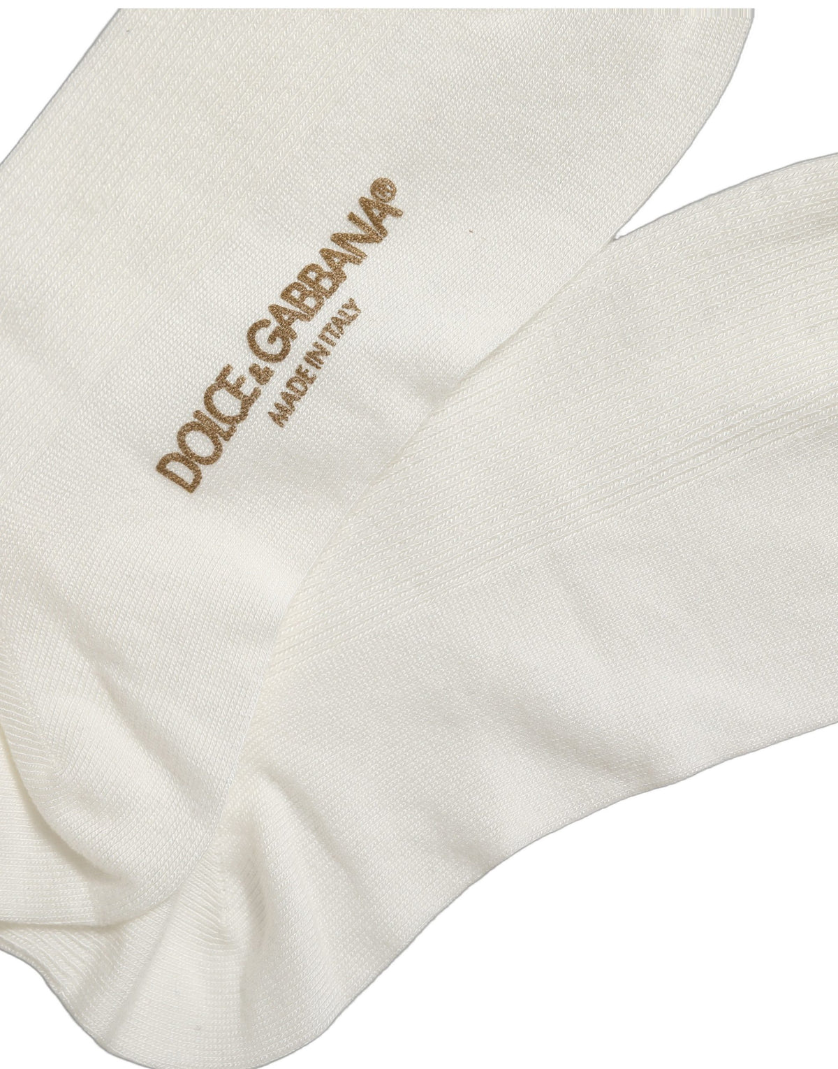 These Socks by Dolce & Gabbana for men in nylon & viscose gold & white present a utilitarian silhouette from the Men's Nylon & Viscose Socks collection, offering a utilitarian fit and refined aesthetic.
