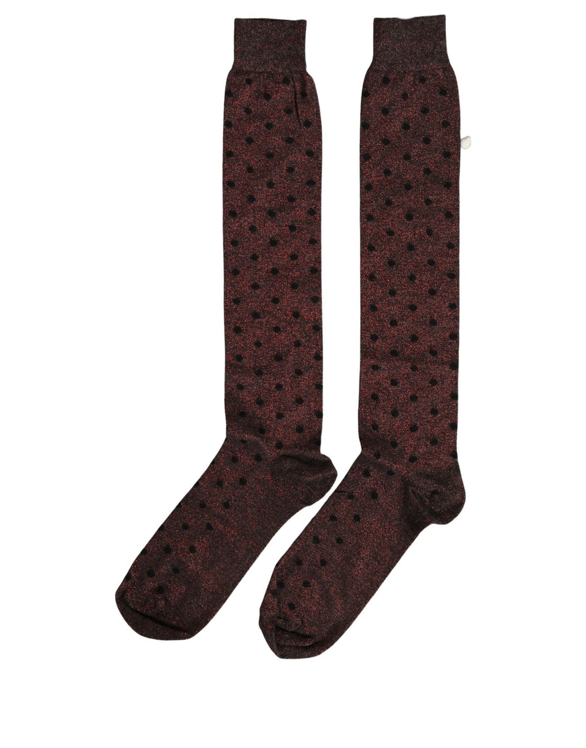 Socks by Dolce & Gabbana for men in polyester cotton nylon & calf leather black, brown, patterned & jacquard features a snug silhouette, artfully capturing the essence of the snug Men's Polyester Cotton Nylon & Calf Leather Socks design for a sophisticated look.