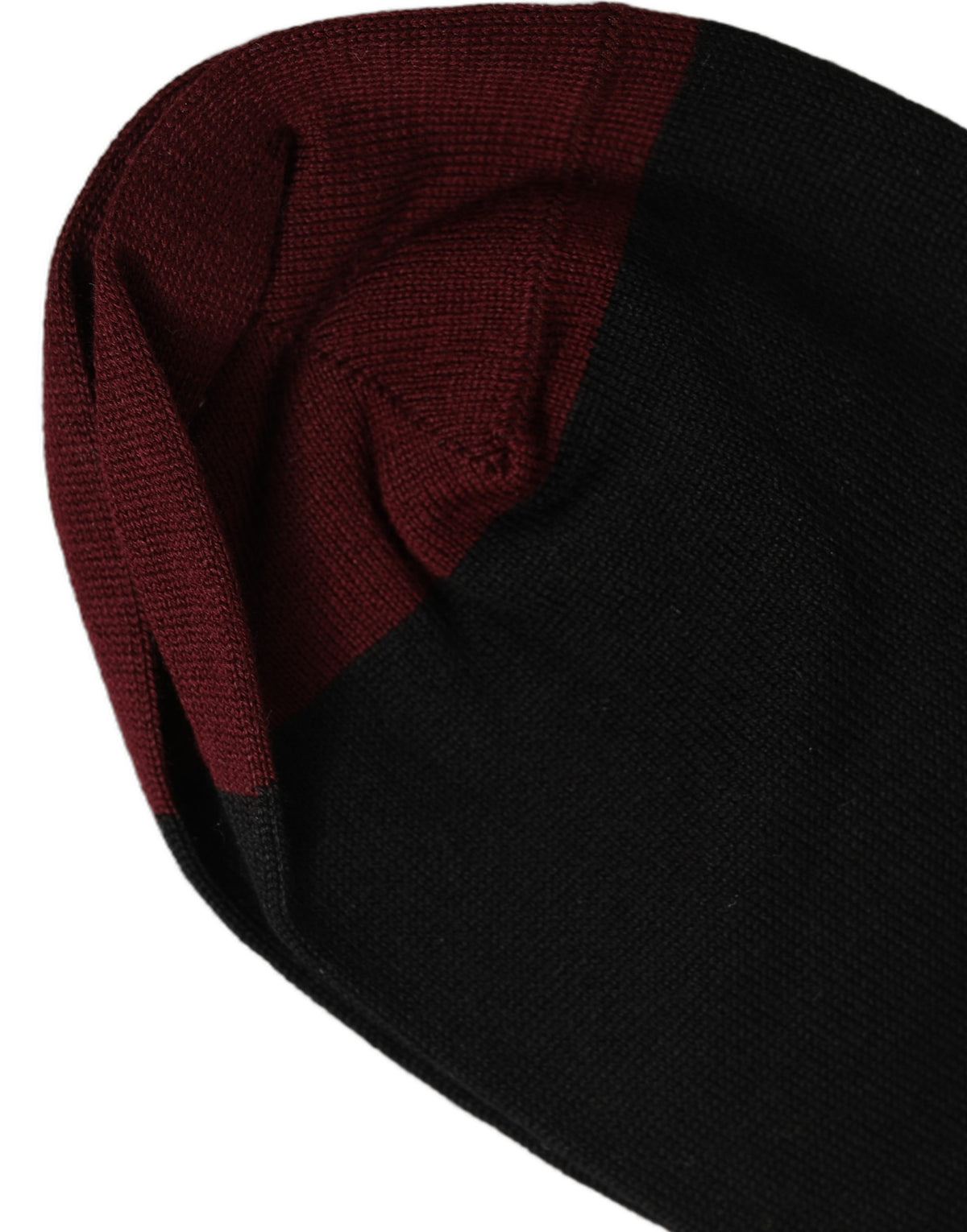 Socks by Dolce & Gabbana for men in nylon cotton & calf leather black & burgundy presents a perennial silhouette, artfully capturing the refined essence of the perennial Men's Nylon Cotton & Calf Leather Socks design with a perennial finish.