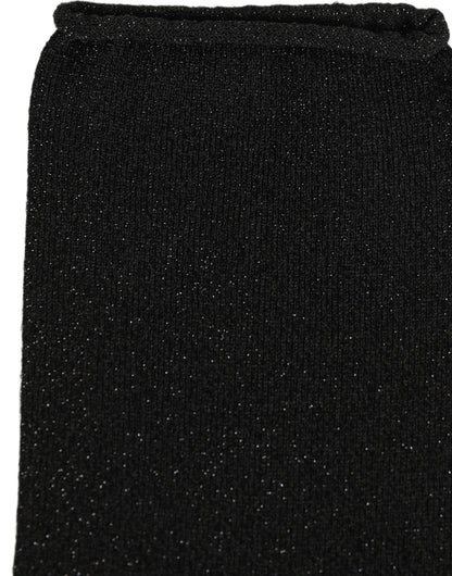 Socks by Dolce & Gabbana for men in polyester cotton nylon & calf leather black features an stylish silhouette, showcasing the stylish design of this Men's Polyester Cotton Nylon & Calf Leather Socks with a stylish finish.