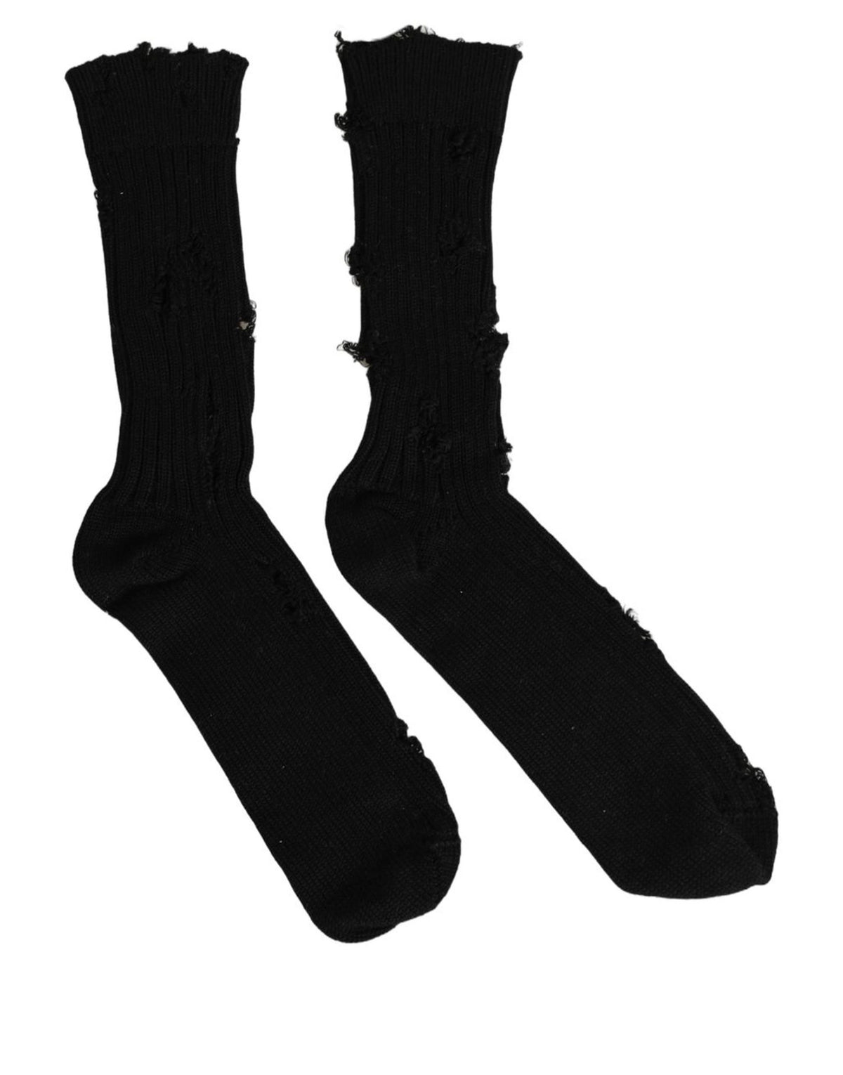 Socks by Dolce & Gabbana for men in nylon cotton & calf leather black features an stylish silhouette, showcasing the stylish design of this Men's Nylon Cotton & Calf Leather Socks with a stylish finish.