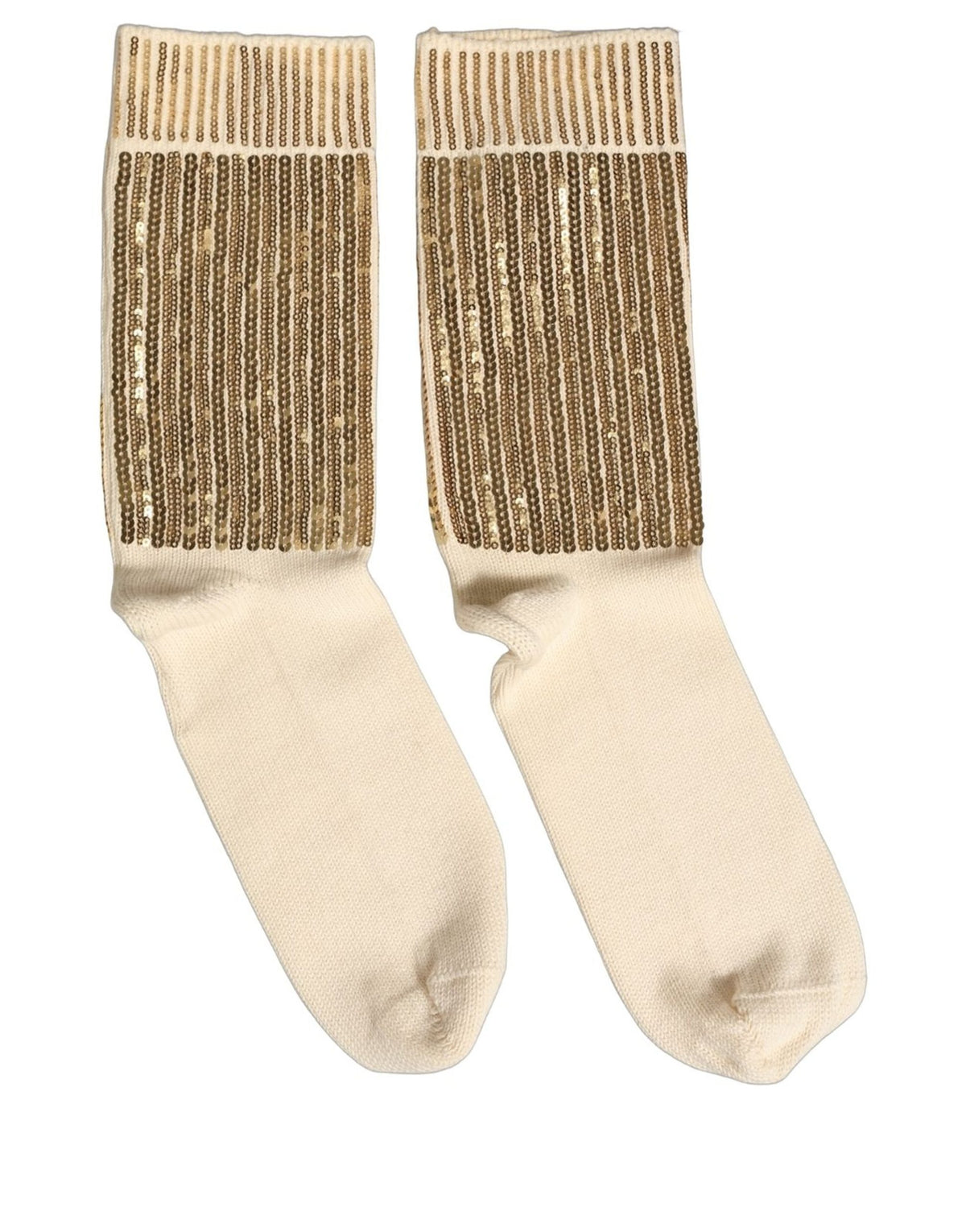 These Socks by Dolce & Gabbana for men in virgin wool calf leather & sequins white & striped present a utilitarian silhouette from the Men's Virgin Wool Calf Leather & Sequins Socks collection, offering a utilitarian fit and refined aesthetic.