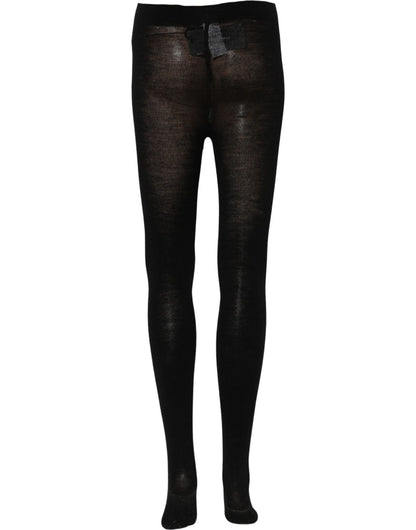 Dolce & Gabbana Men's Polyacrylic Wool & Nylon Hosiery - Black