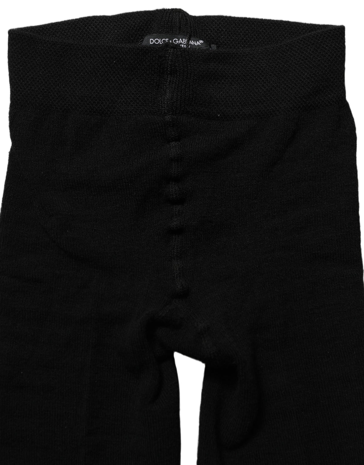 Dolce & Gabbana Men's Polyacrylic Wool & Nylon Hosiery - Black