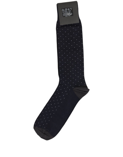 Socks by Dolce & Gabbana for men in nylon cotton & calf leather black & patterned features a nuanced silhouette, showcasing the nuanced Men's Nylon Cotton & Calf Leather Socks design with a refined, premium finish.