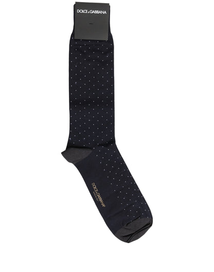 These Socks by Dolce & Gabbana for men in nylon cotton & calf leather black & patterned present a utilitarian silhouette from the Men's Nylon Cotton & Calf Leather Socks collection, offering a utilitarian fit and refined aesthetic.