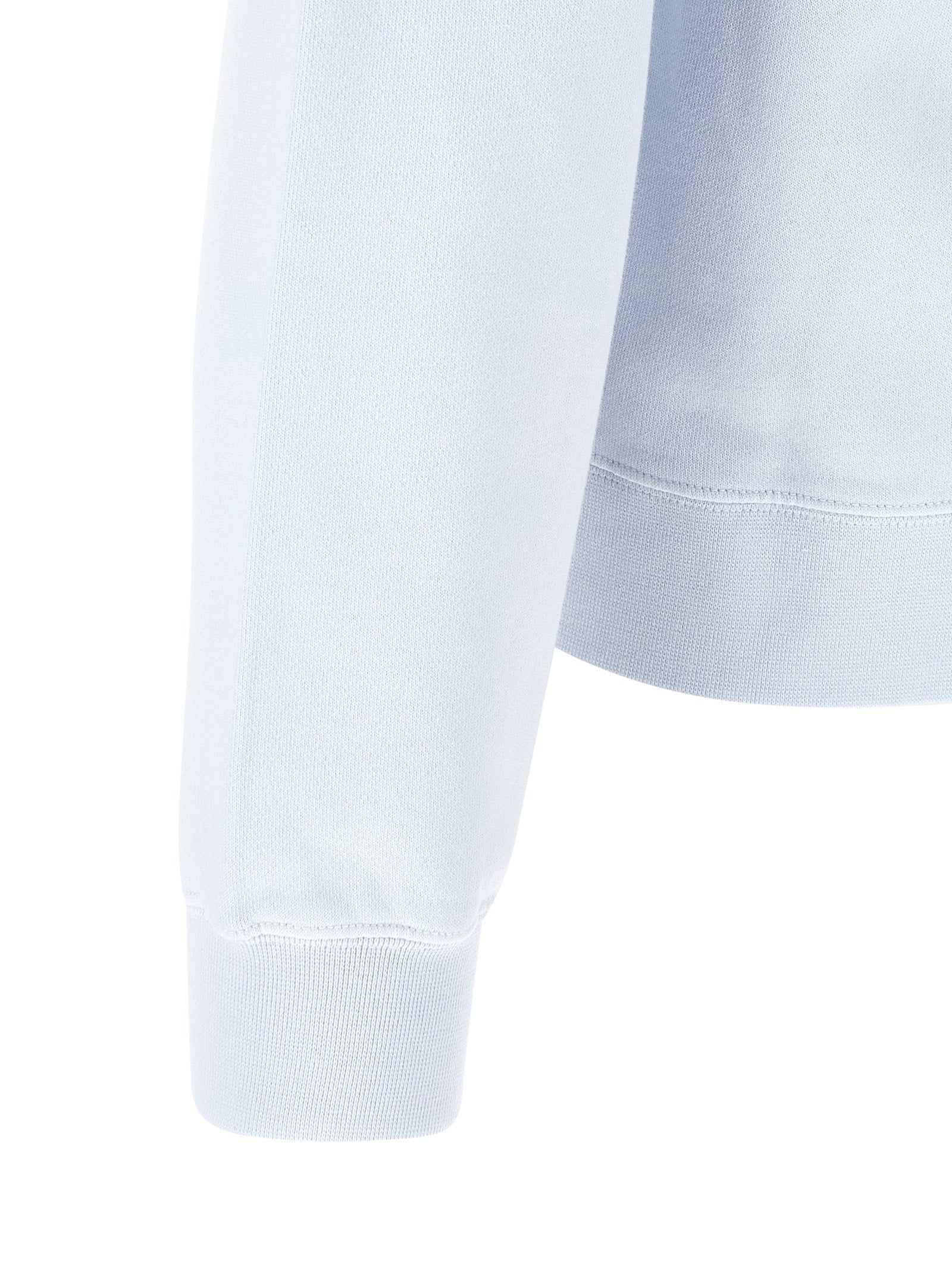 Sweatshirt Hoodie by Jacquemus for men in cotton light-blue showcases a city-ready silhouette, artfully detailed with a signature and for a city-ready finish.