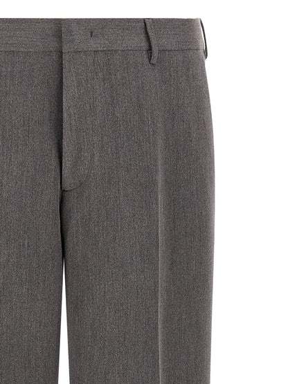 CELLAR DOOR Brown Polyester Casual Pants