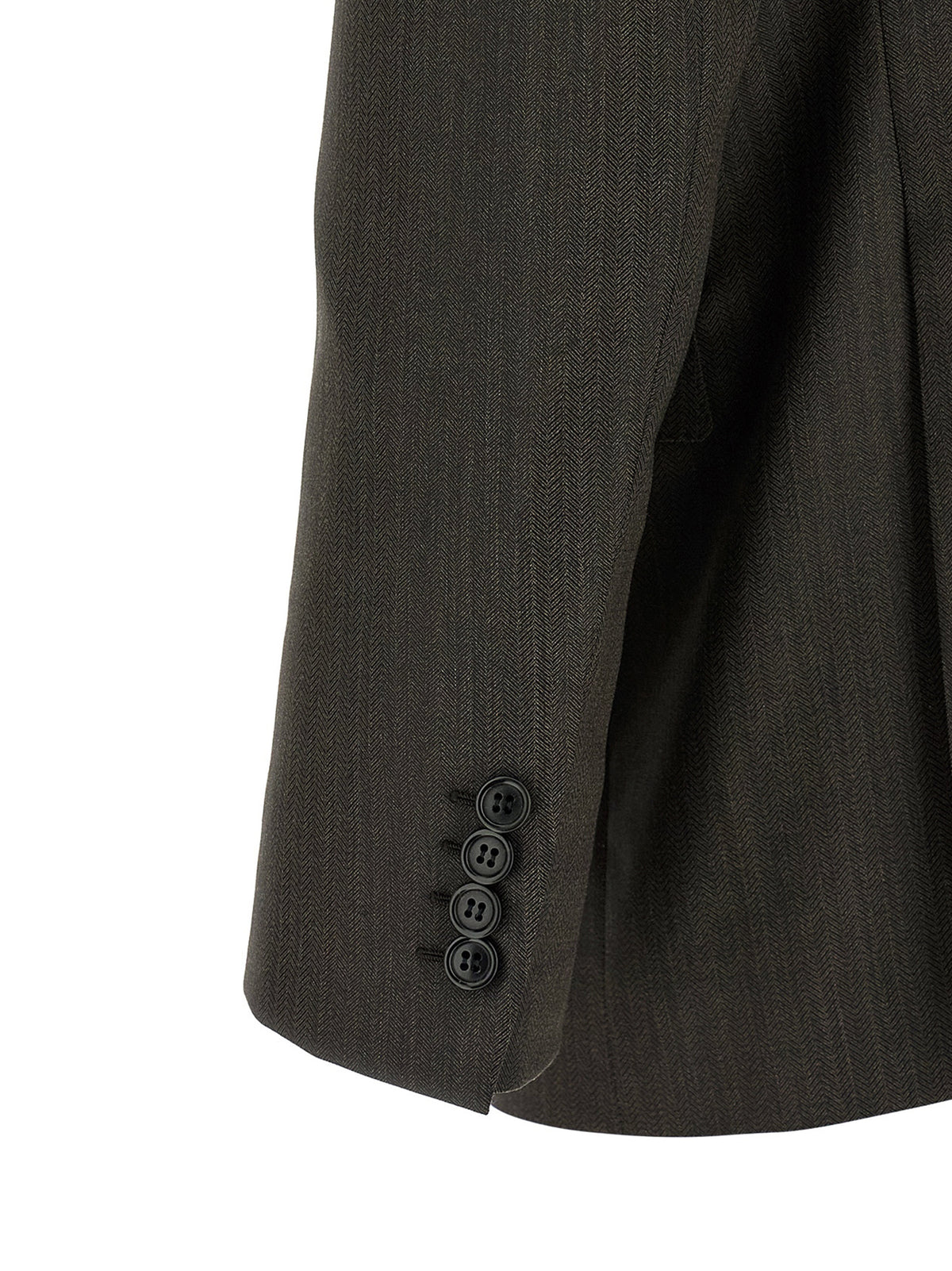 Pant Suit by Brioni for men in wool brown showcases a sartorial silhouette, artfully detailed with a sophisticated and a sartorial for a refined, high-fashion aesthetic.