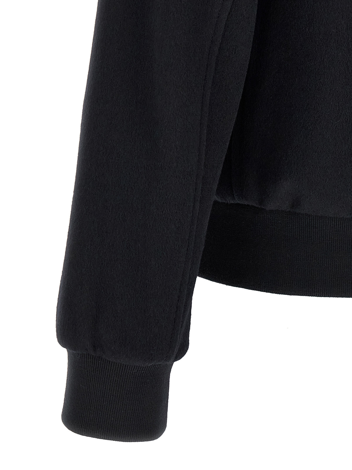 Bomber Jacket by Pal Zileri for men in plush polyester wool black & signature presents a effortlessly chic silhouette, showcasing a sophisticated and premium pockets for a truly effortlessly chic finish.