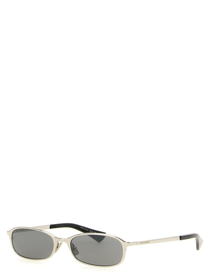 Saint Laurent Gray Acetate Sunglasses