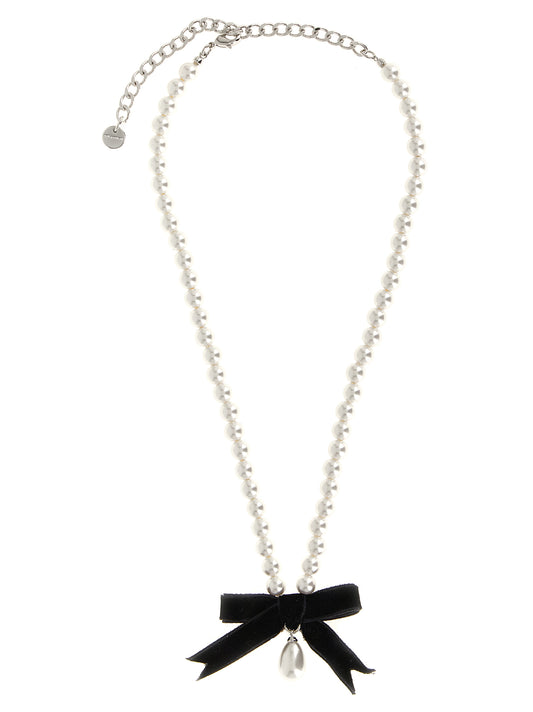 Self-Portrait Bicolor Brass Necklace