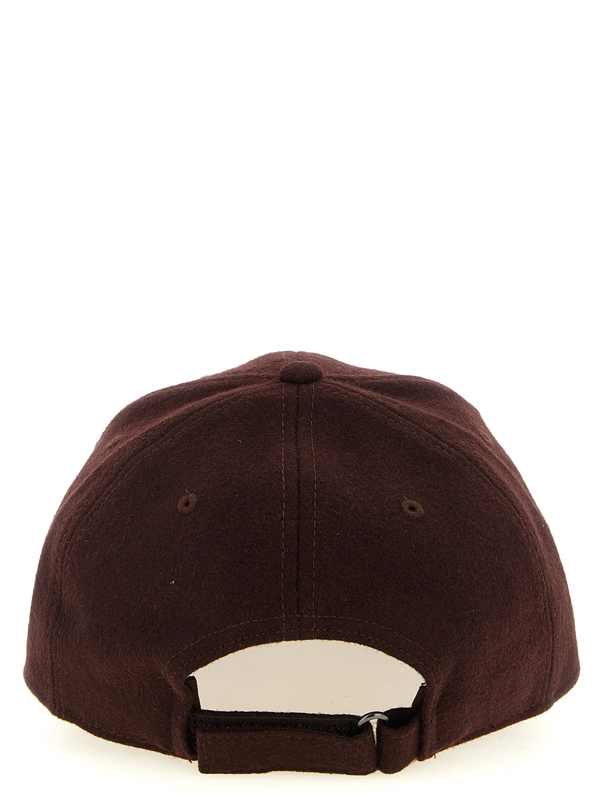 Baseball Cap by Ballantyne for men in wool & polyester brown & monogram presents a statuesque silhouette, artfully capturing the essence of the statuesque Wool & Polyester Baseball Cap design for a sophisticated look.