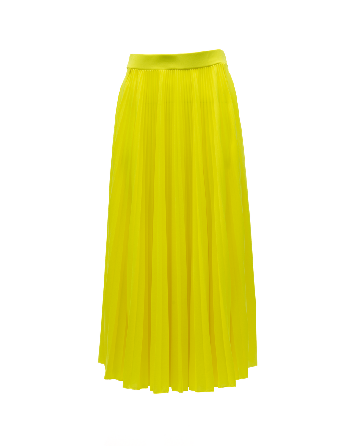 Skirt by Valentino Garavani for women in silk yellow features an tailored silhouette, artfully capturing the essence of Women's Long Skirt in a sophisticated long.