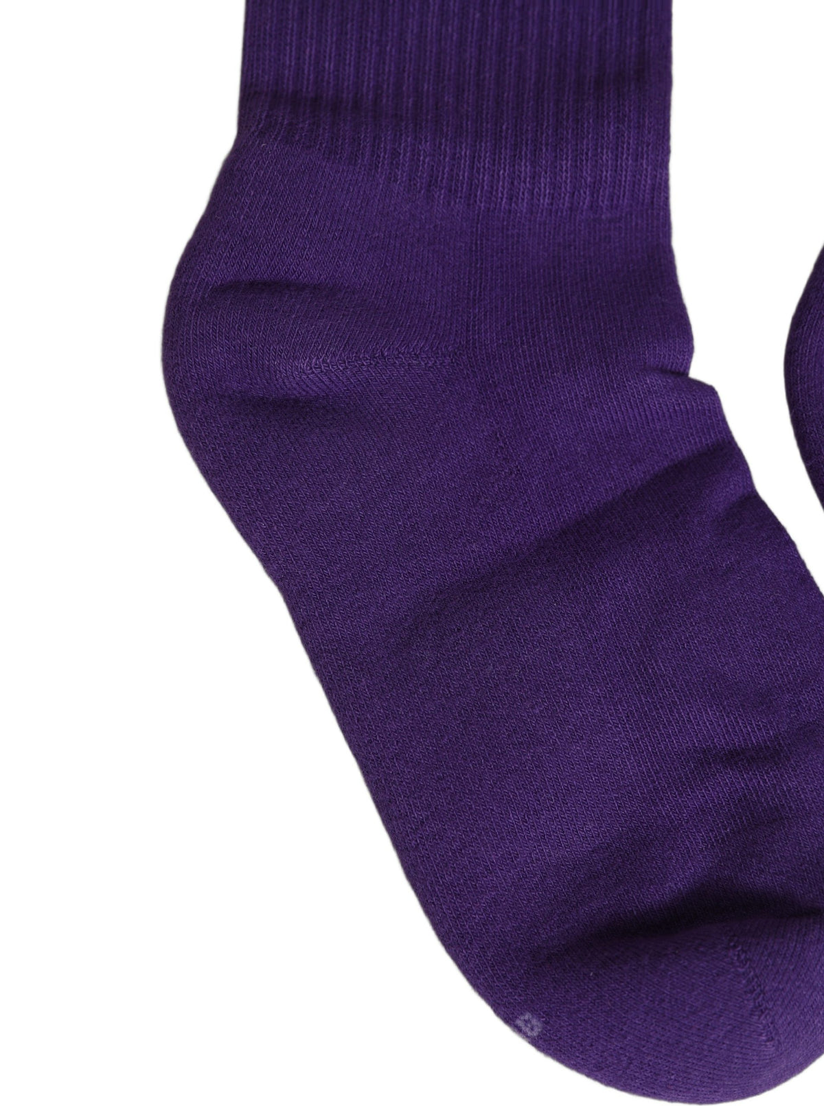 Dolce & Gabbana Women's Calf Leather & Cotton Socks - Violet