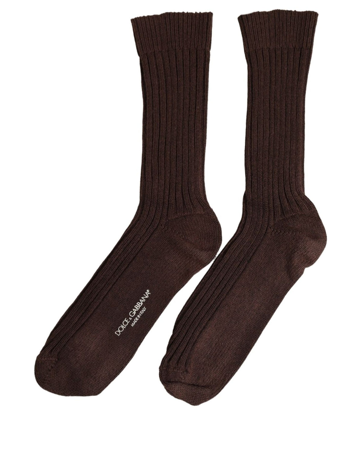 These Socks by Dolce & Gabbana for women in calf leather nylon acrylic wool brown present a utilitarian silhouette from the Women's Calf Leather Nylon Acrylic Wool Socks collection, offering a utilitarian fit and refined aesthetic.