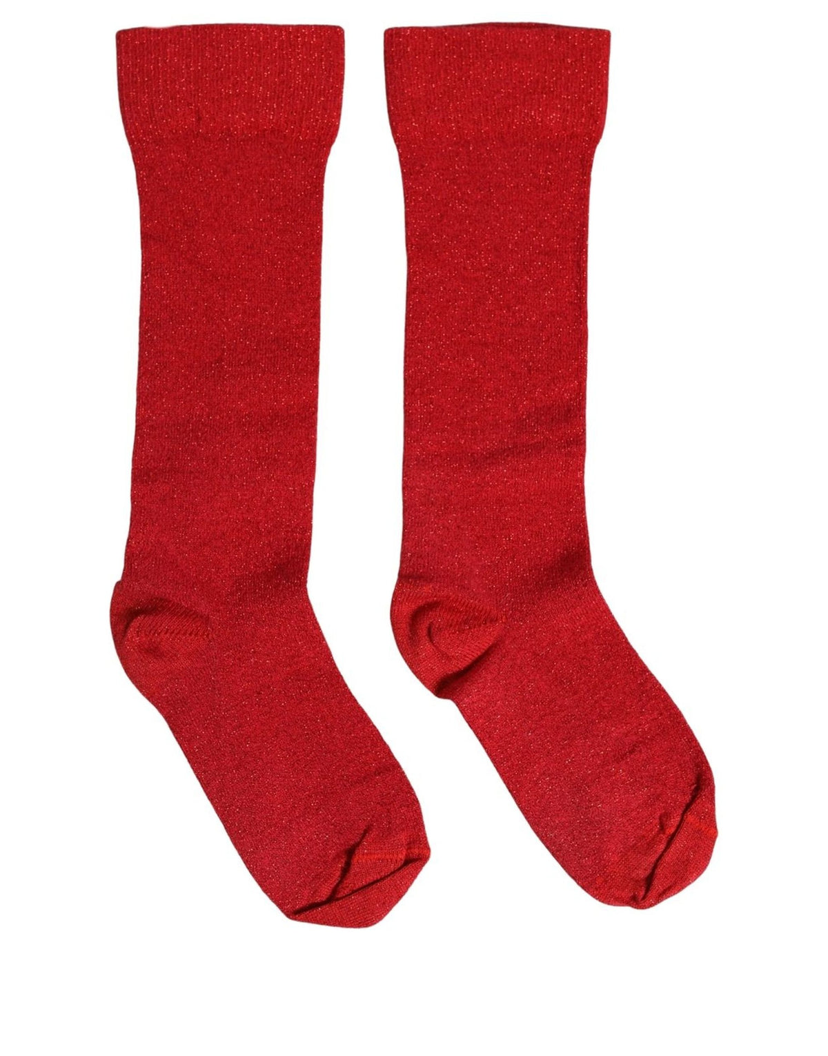 Socks by Dolce & Gabbana for women in viscose nylon polyester & calf leather red features an stylish silhouette, showcasing the stylish design of this Women's Viscose Nylon Polyester & Calf Leather Socks with a stylish finish.