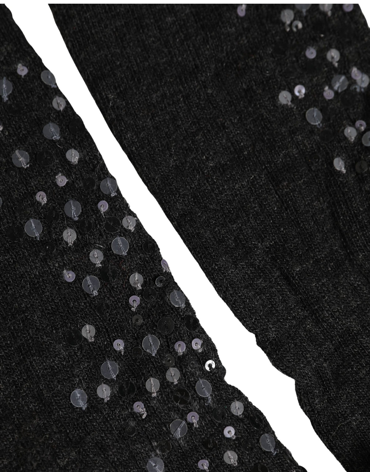 Socks by Dolce & Gabbana for women in elastane nylon polyester & wool dark-gray features a snug silhouette, artfully capturing the essence of the snug Women's Elastane Nylon Polyester & Wool Socks design for a sophisticated look.