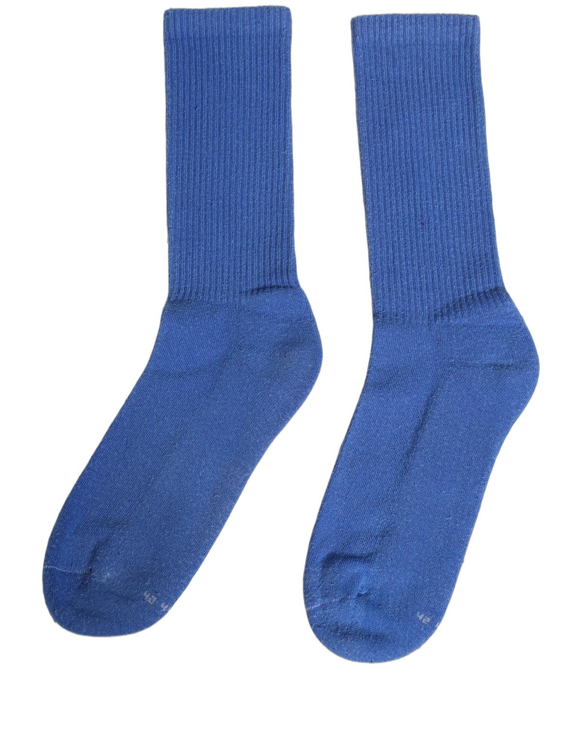 Dolce & Gabbana Women's Calf Leather & Cotton Socks - Blue