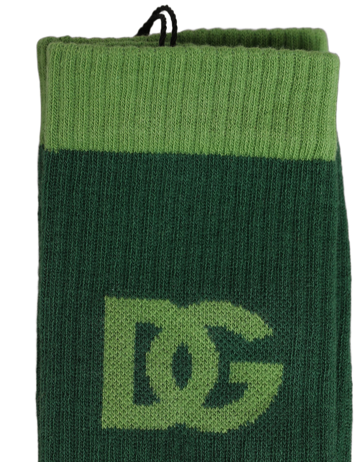 Socks by Dolce & Gabbana for women in nylon cotton & calf leather green & jacquard features a contemporary knit construction, showcasing the sophisticated design of this Women's Nylon Cotton & Calf Leather Socks with its contemporary finish.