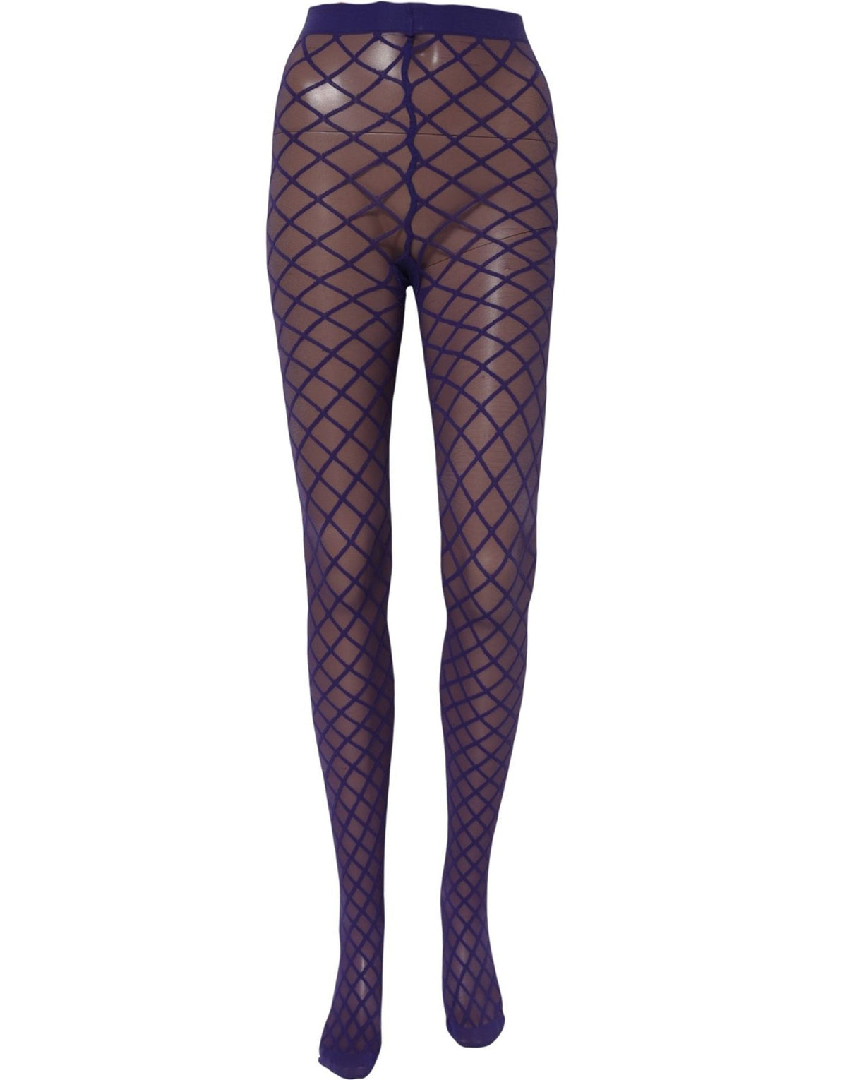 Pantyhose by Dolce & Gabbana for women in nylon purple & patterned presents a nuanced silhouette, showcasing the Women's Nylon Pantyhose design for a truly nuanced finish.