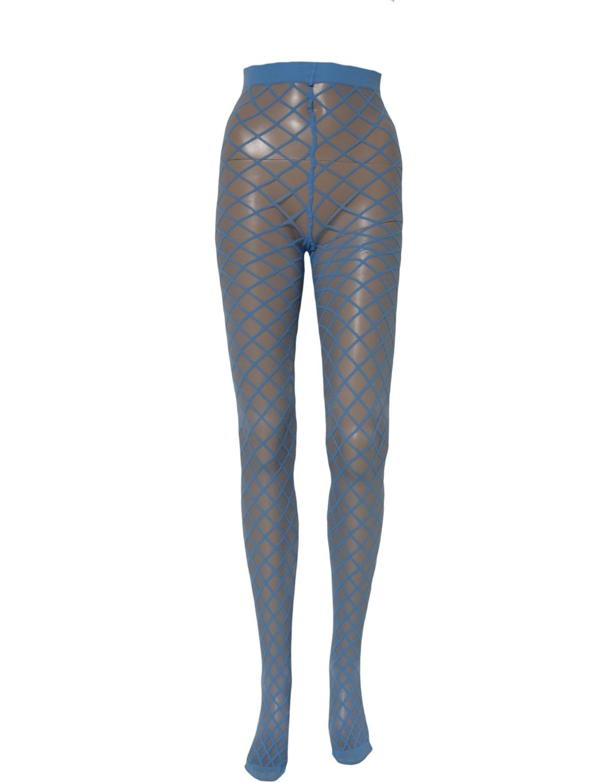Pantyhose by Dolce & Gabbana for women in nylon and light-blue showcases a discreet silhouette from the Women's Nylon Pantyhose collection.