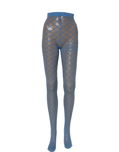 Pantyhose by Dolce & Gabbana for women in nylon and light-blue showcases a discreet silhouette from the Women's Nylon Pantyhose collection.