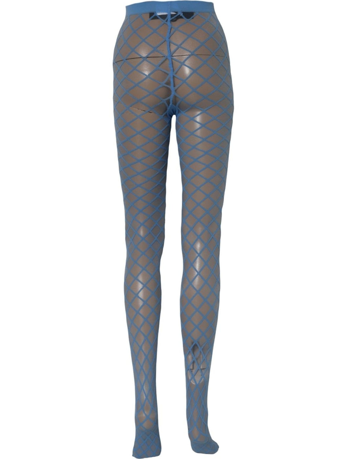 Pantyhose by Dolce & Gabbana for women in nylon light-blue presents a nuanced silhouette, showcasing the Women's Nylon Pantyhose design for a truly nuanced finish.