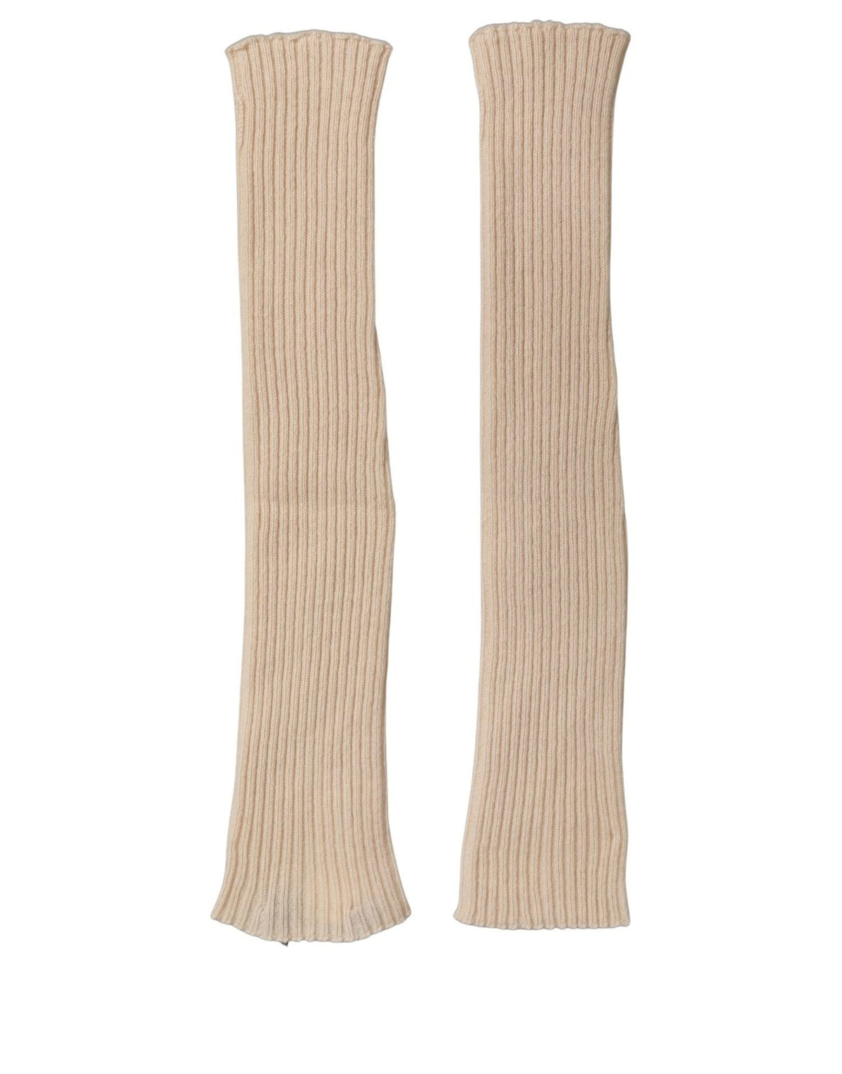 Gloves by Dolce & Gabbana for women in cashmere brown & camel presents a refined silhouette, showcasing the refined gloves design with functional for a premium look.