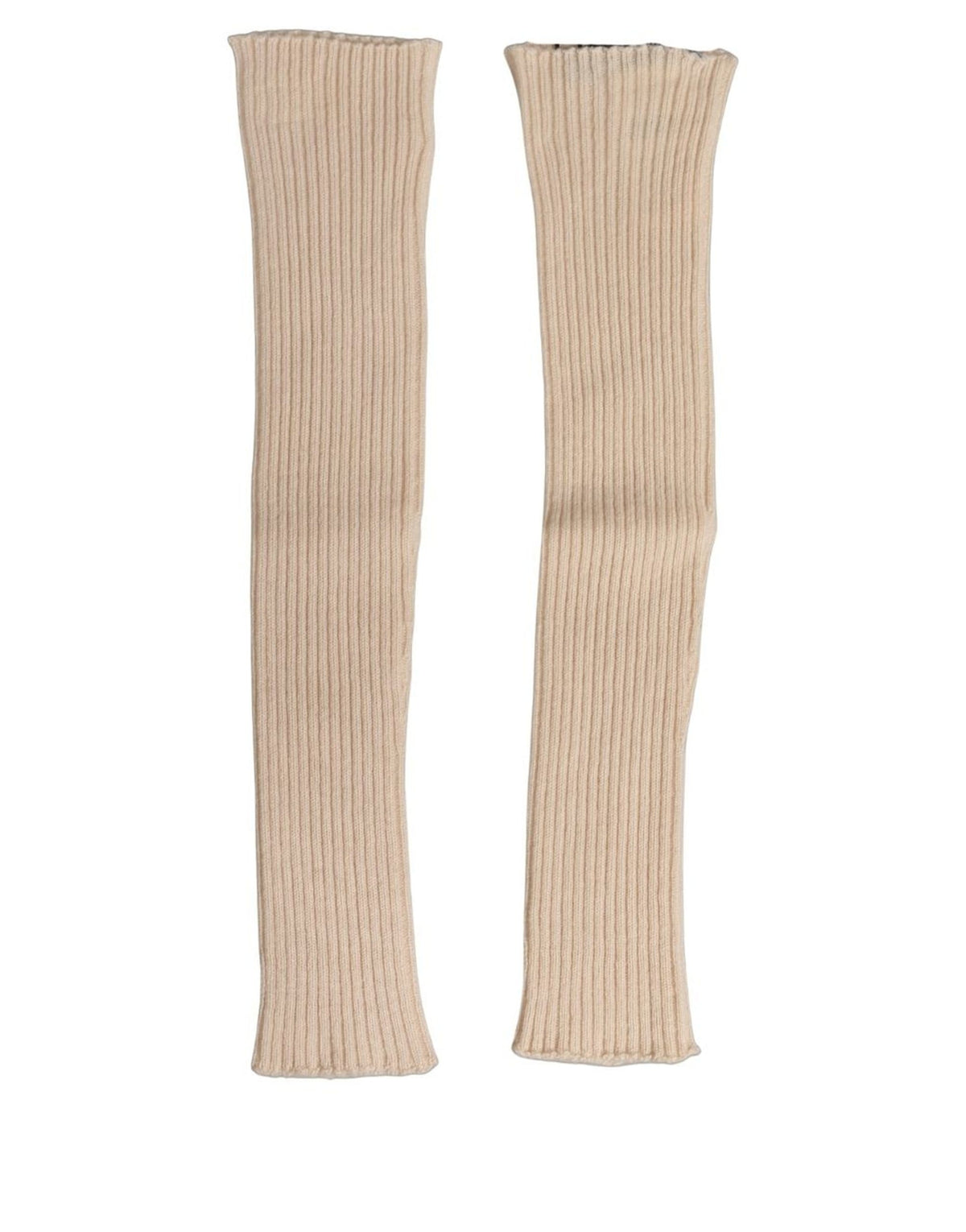 Gloves by Dolce & Gabbana for women in cashmere brown & camel presents a sartorial silhouette, showcasing sartorial across a sophisticated gloves design.