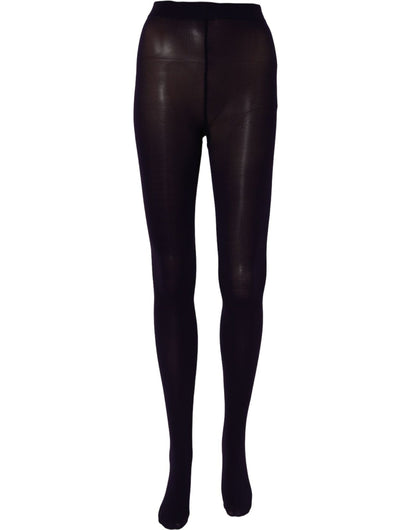 Pantyhose by Dolce & Gabbana for women in stretch nylon violet features a sultry silhouette, beautifully showcasing the refined design of the Women's Stretch Nylon Pantyhose collection.