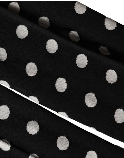 Pantyhose by Dolce & Gabbana for women in nylon black, white & patterned features a bespeak silhouette, showcasing the bespeak design of this Women's Nylon Pantyhose.