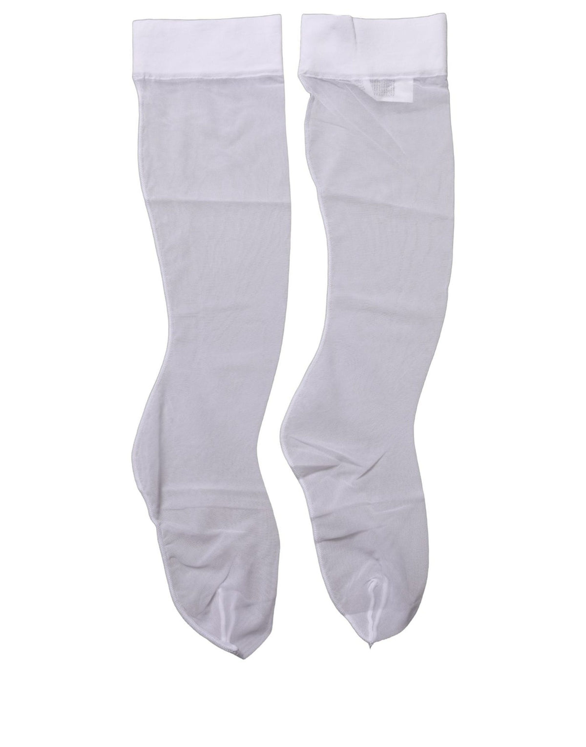 Socks by Dolce & Gabbana for women in elastane nylon & polypropylene white presents a perennial silhouette, artfully capturing the refined essence of the perennial Women's Elastane Nylon & Polypropylene Socks design with a perennial finish.