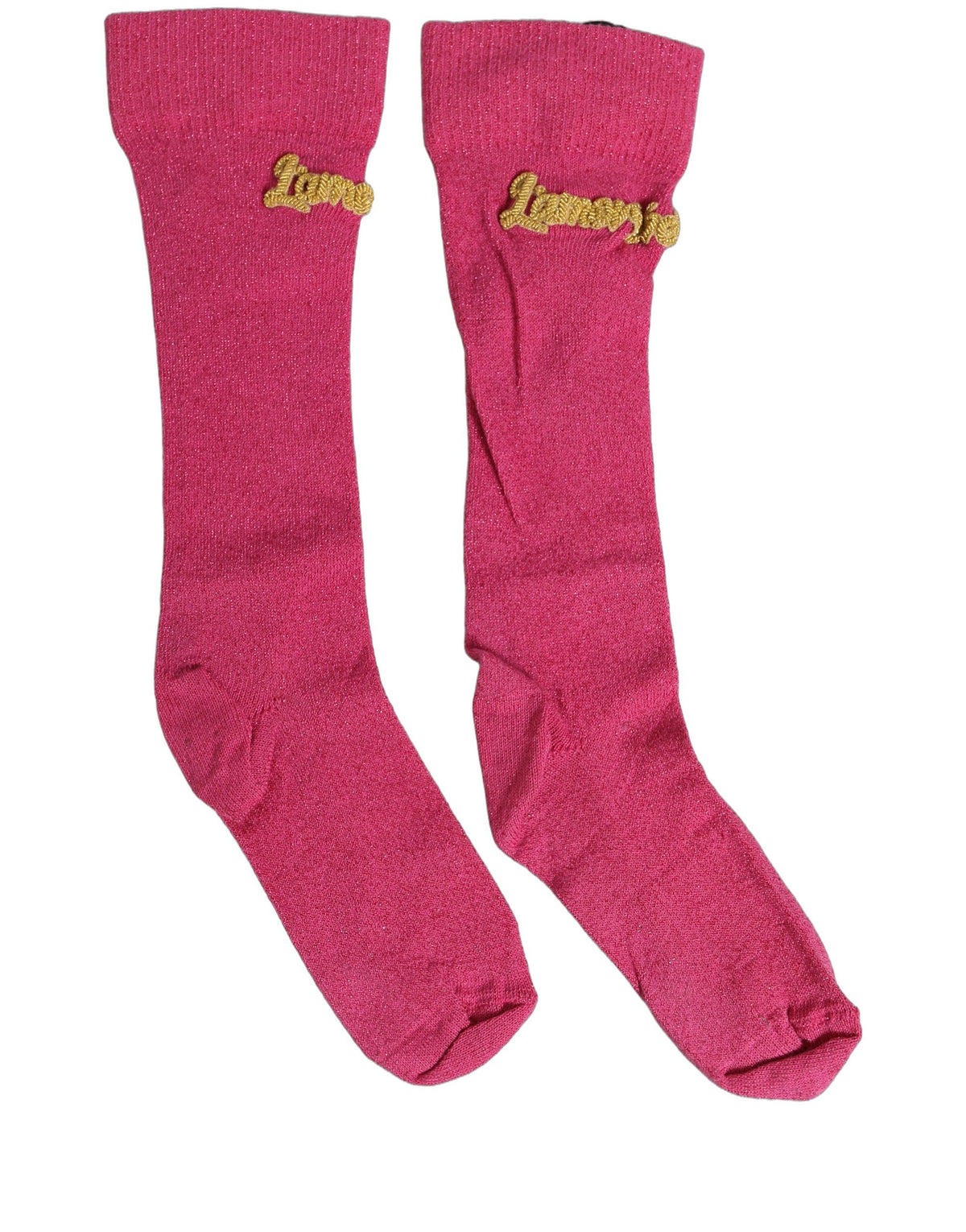 Socks by Dolce & Gabbana for women in nylon metallized fiber cotton & calf leather pink features an utilitarian chic finish from the Women's Nylon Metallized Fiber Cotton & Calf Leather Socks collection, offering an utilitarian chic fit that ensures sophisticated comfort.