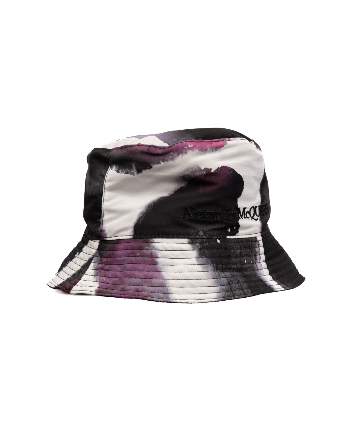 Bucket Hat by Alexander McQueen for women in sequins black, multicolor, signature & print features an cosmopolitan chic silhouette, showcasing the cosmopolitan chic design of the Bucket Hat collection with a sophisticated cosmopolitan chic finish.