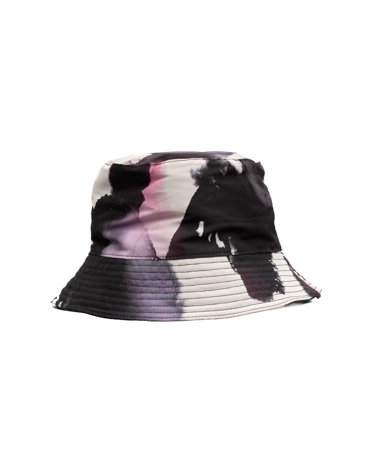 Bucket Hat by Alexander McQueen for women in sequins black, multicolor, signature & print presents a architectural silhouette, showcasing the architectural Bucket Hat design with a refined, high-fashion finish.