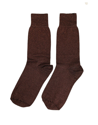 These Socks by Dolce & Gabbana for women in nylon polyester viscose & calf leather brown present a utilitarian silhouette from the Women's Nylon Polyester Viscose & Calf Leather Socks collection, offering a utilitarian fit and refined aesthetic.