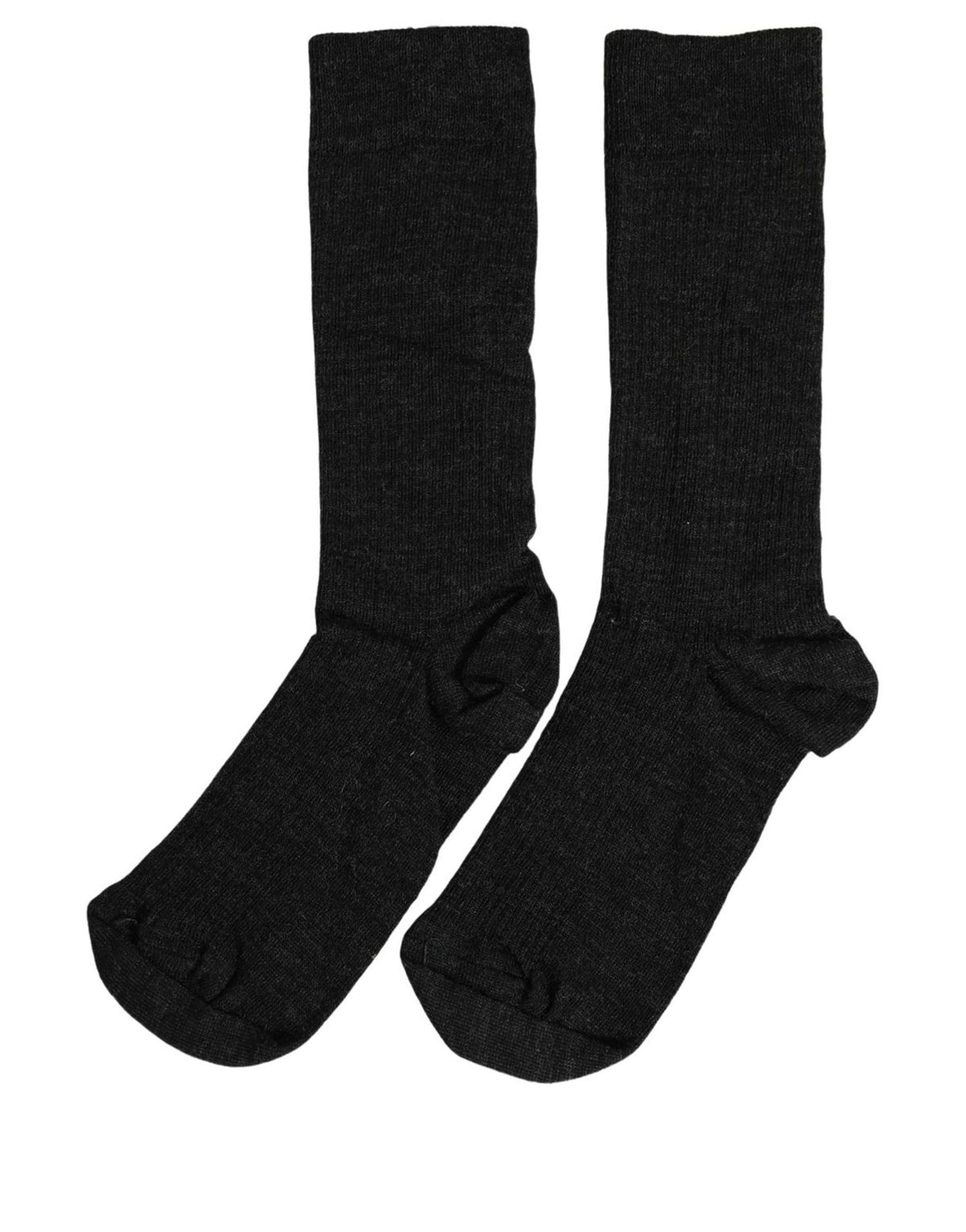 Socks by Dolce & Gabbana for women in calf leather nylon acrylic wool black features a nuanced silhouette, showcasing the nuanced Women's Calf Leather Nylon Acrylic Wool Socks design with a refined, premium finish.
