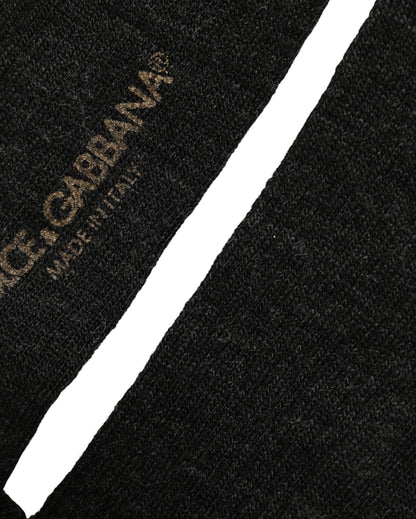 Socks by Dolce & Gabbana for women in calf leather nylon acrylic wool black features an utilitarian chic finish from the Women's Calf Leather Nylon Acrylic Wool Socks collection, offering an utilitarian chic fit that ensures sophisticated comfort.