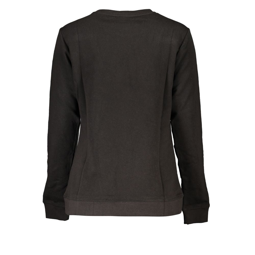 Sweatshirt by Cavalli Class for women in polyester cotton black presents a smart casual silhouette, featuring a smart casual and for a sophisticated look.