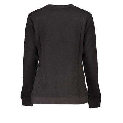 Sweatshirt by Cavalli Class for women in polyester cotton black presents a smart casual silhouette, featuring a smart casual and for a sophisticated look.