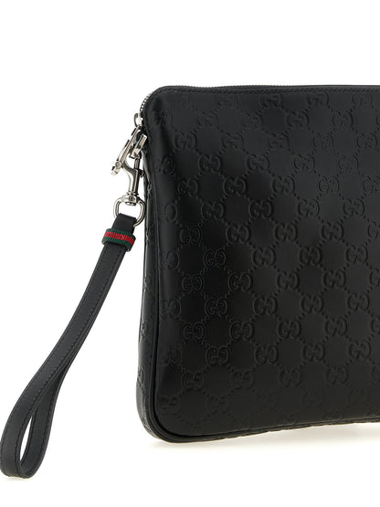 Gucci Black Calfskin Crossbody Bag