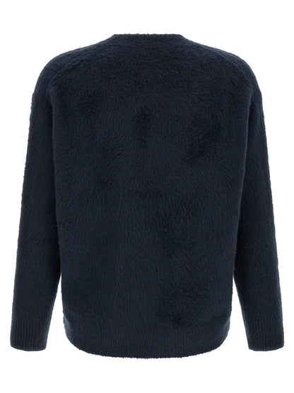 Roberto Collina Blue Cotton Cardigan